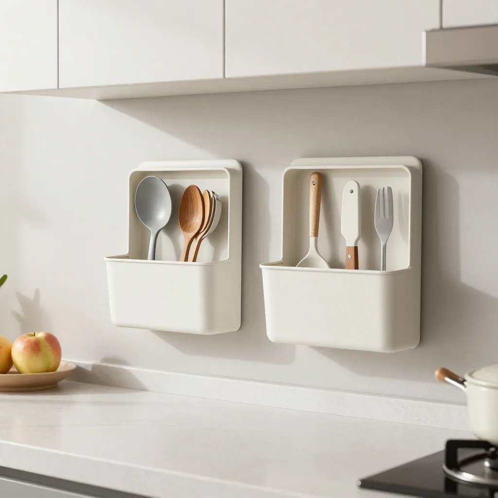 Full wall panel packed with organized kitchen tools