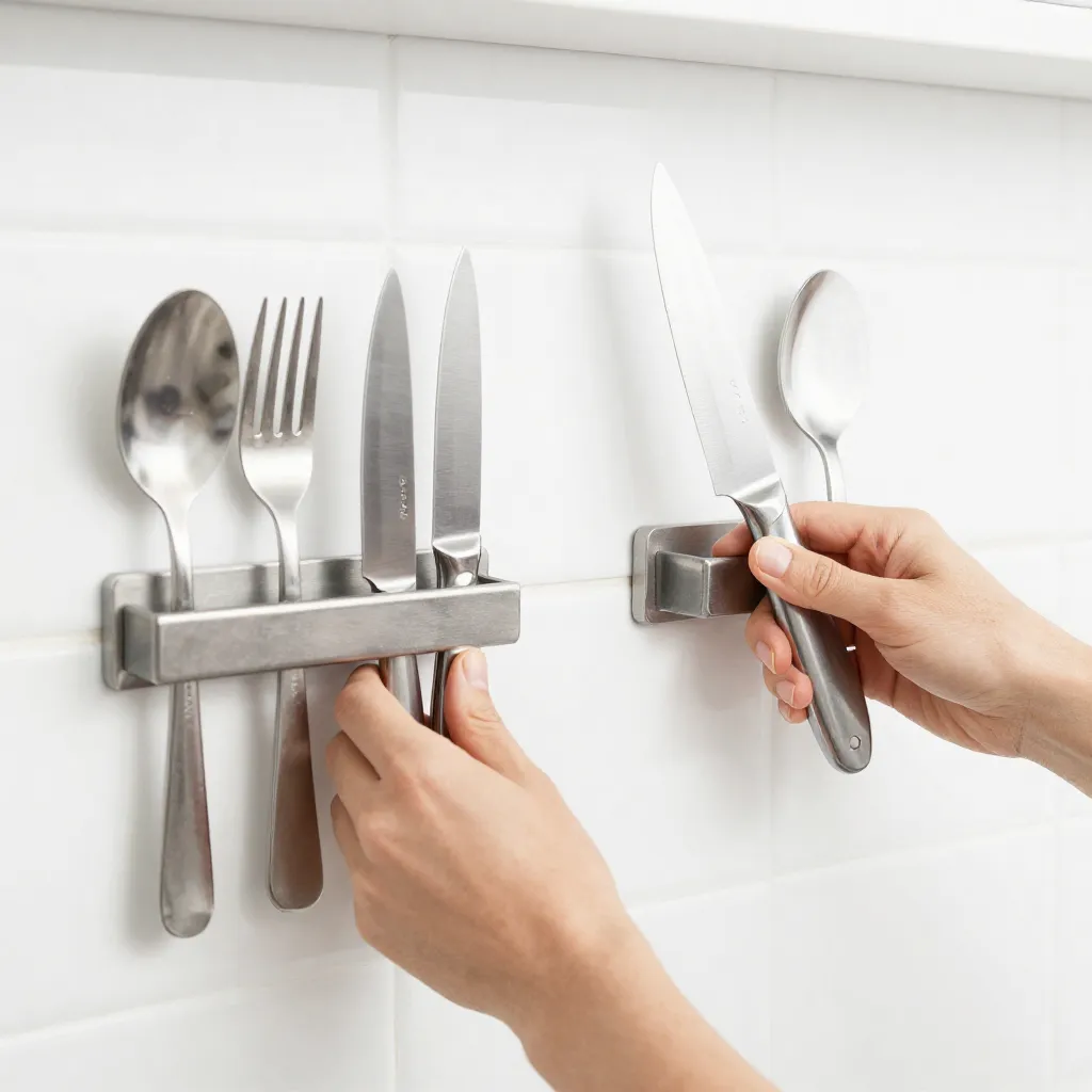 Note with kitchen wall measurements next to a sketch